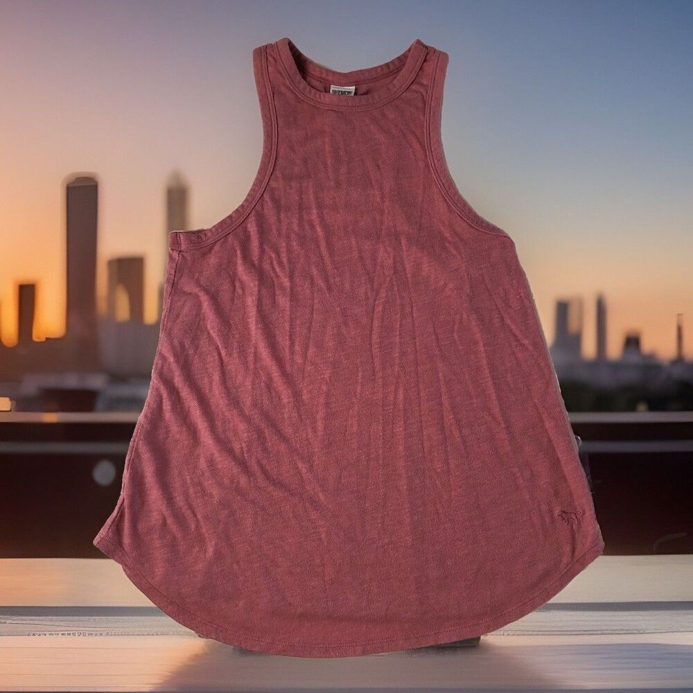 Victoria Secret PINK Mauve High Neck Tank Top Size XS